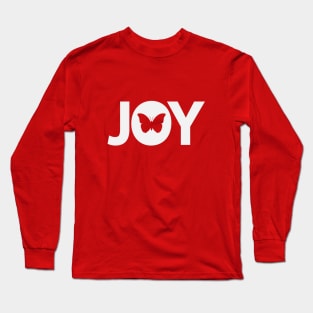 Joy being joyful - Text design Long Sleeve T-Shirt